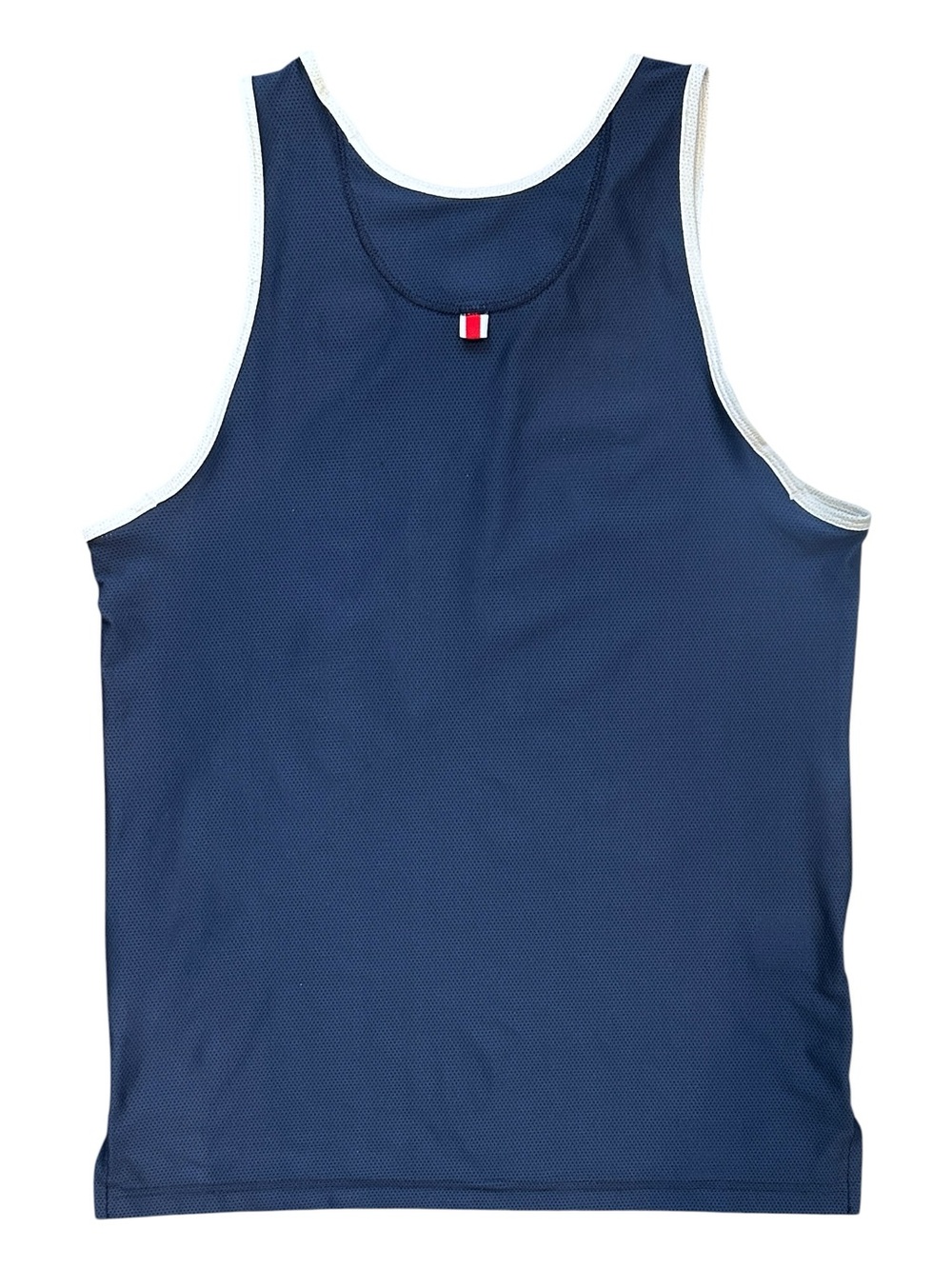 Tracksmith Van Cortlandt Racing Singlet Mesh Running Tank in Navy Men’s Small - Picture 2 of 6